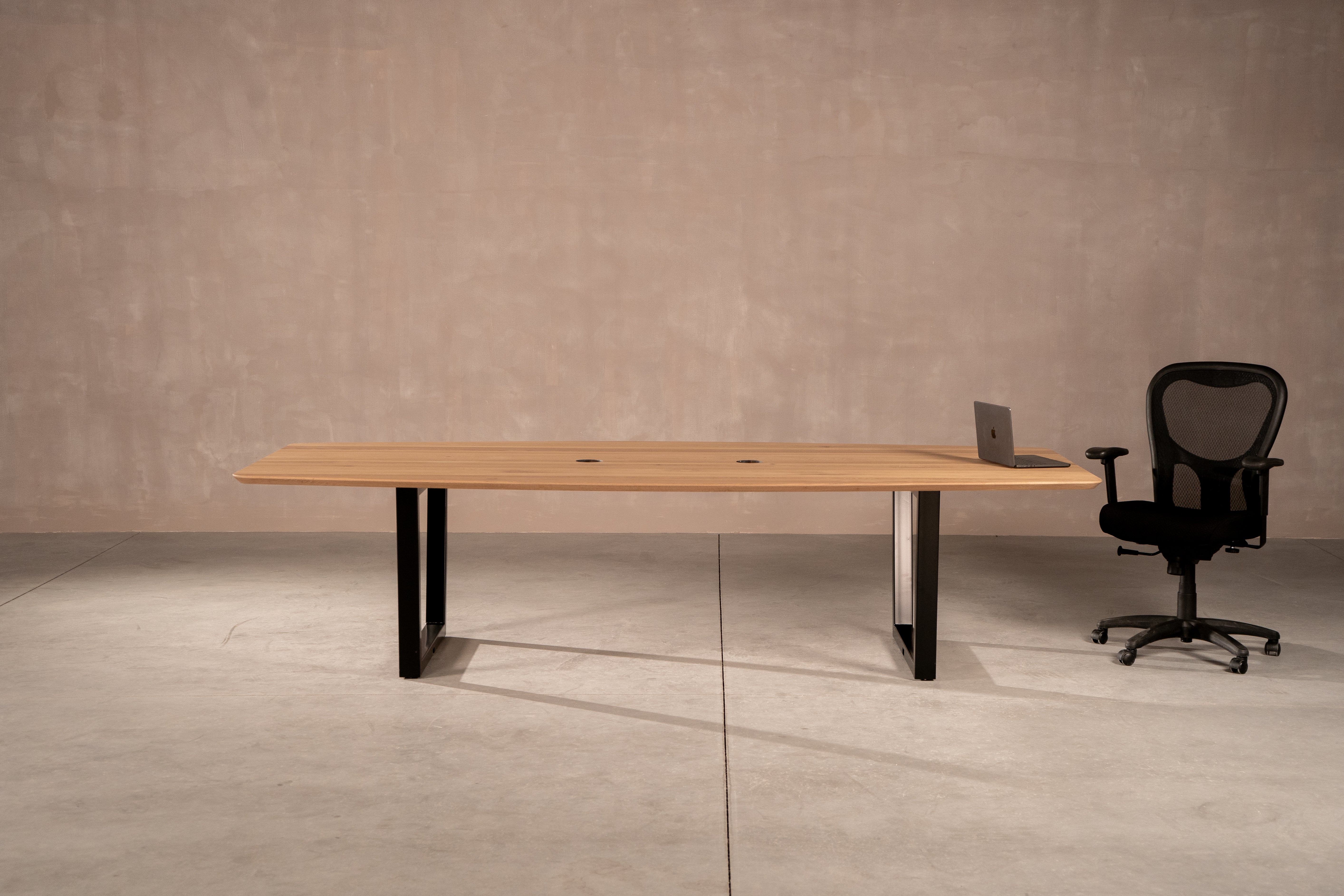 Custom Select Walnut Conference table for Jeff