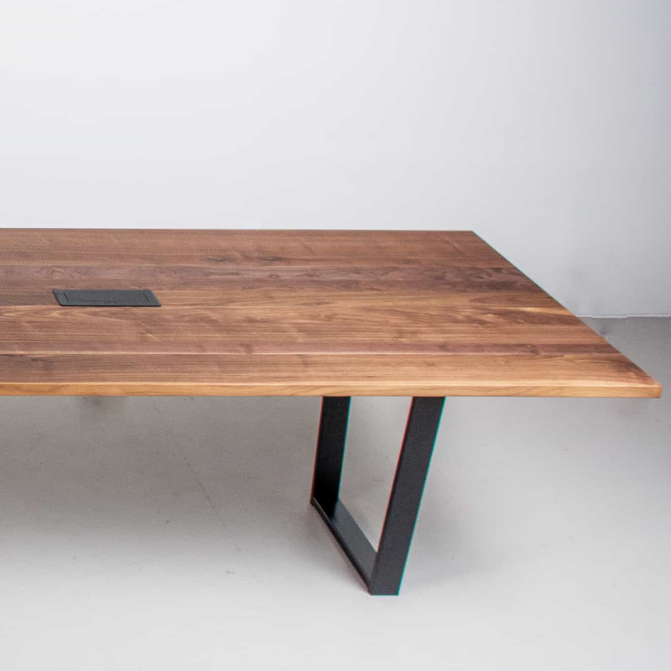 Long Walnut Conference Table - Image 8